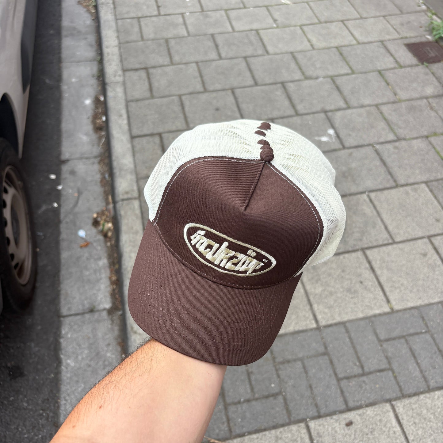 Incurzion Trucker Cap | New Fit | Brown and Cream