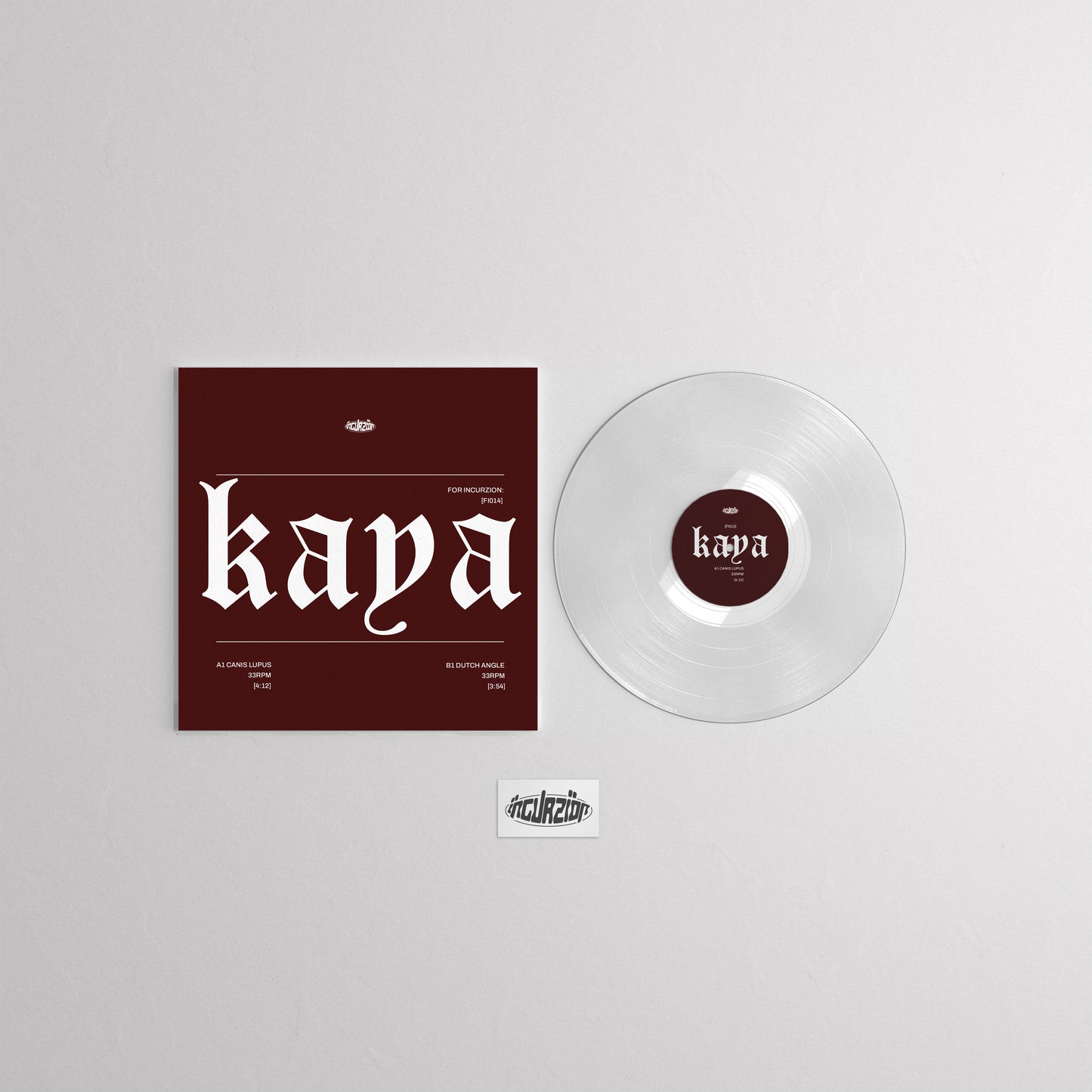 Limited Edition | Kaya | 7" Clear Vinyl