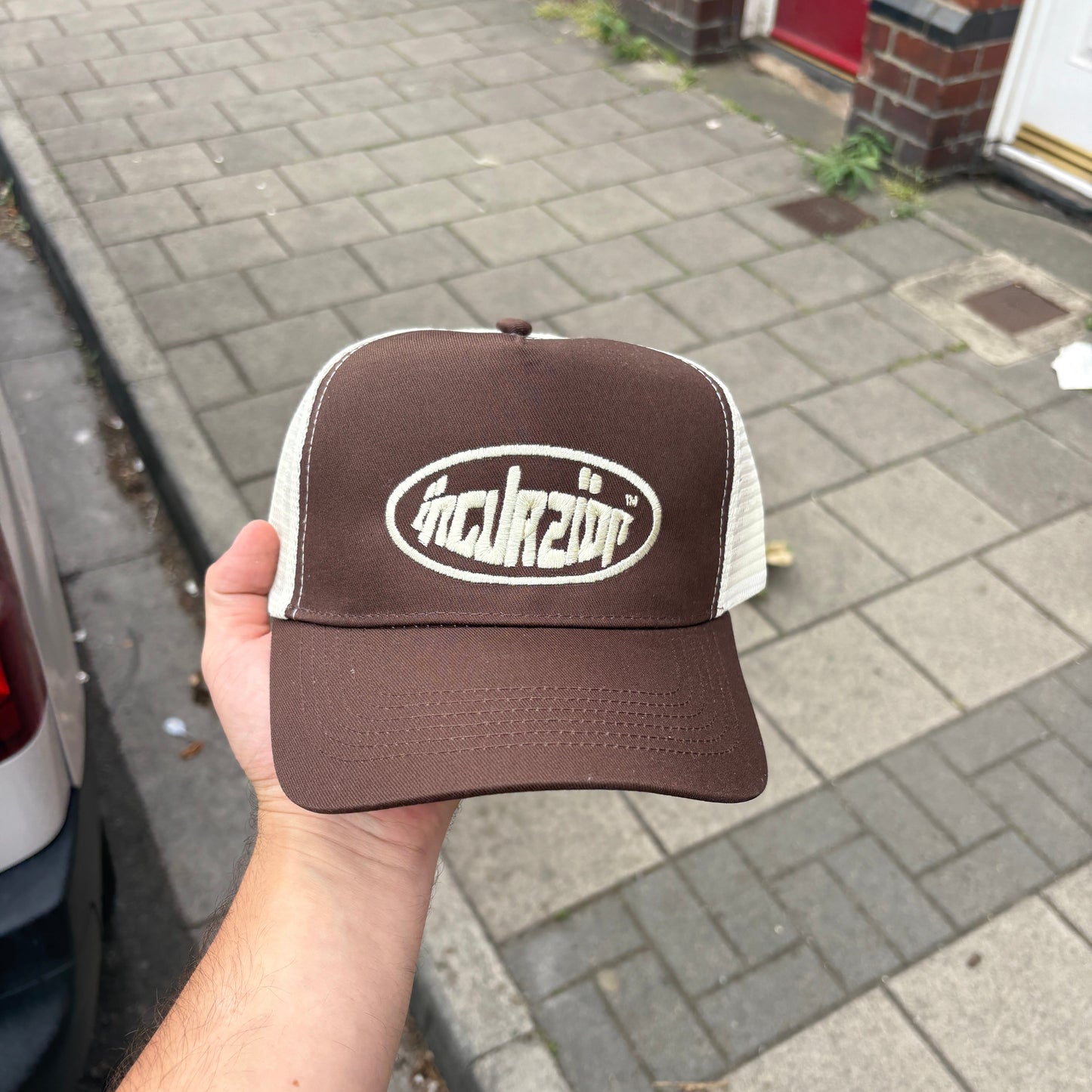 Incurzion Trucker Cap | New Fit | Brown and Cream