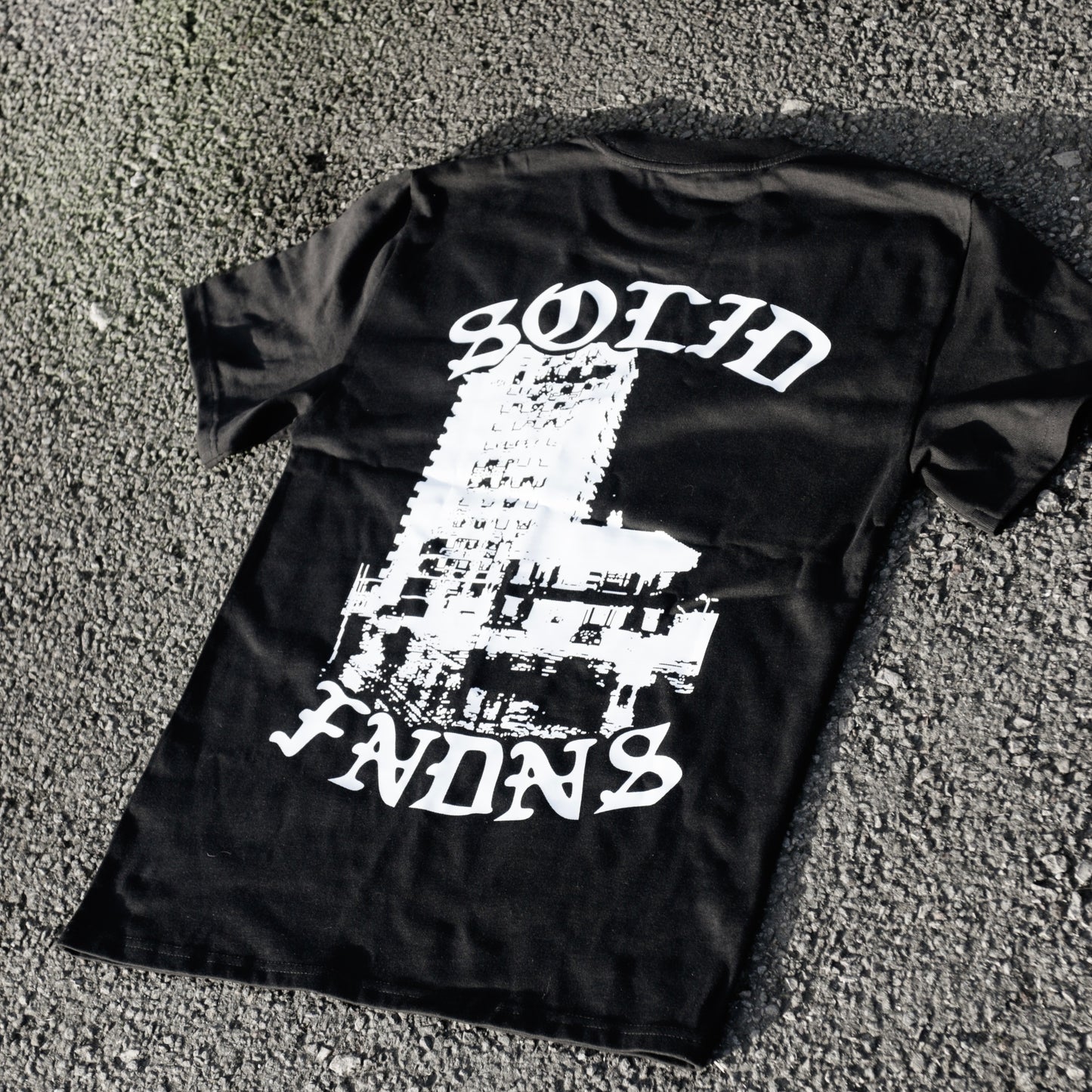 Solid Foundations | Heavyweight Black T Shirt