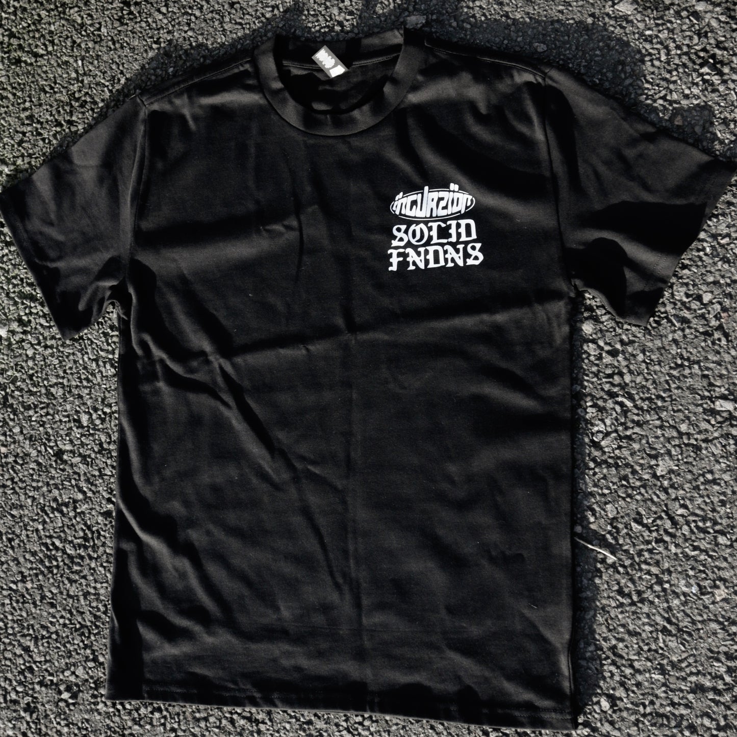 Solid Foundations | Heavyweight Black T Shirt