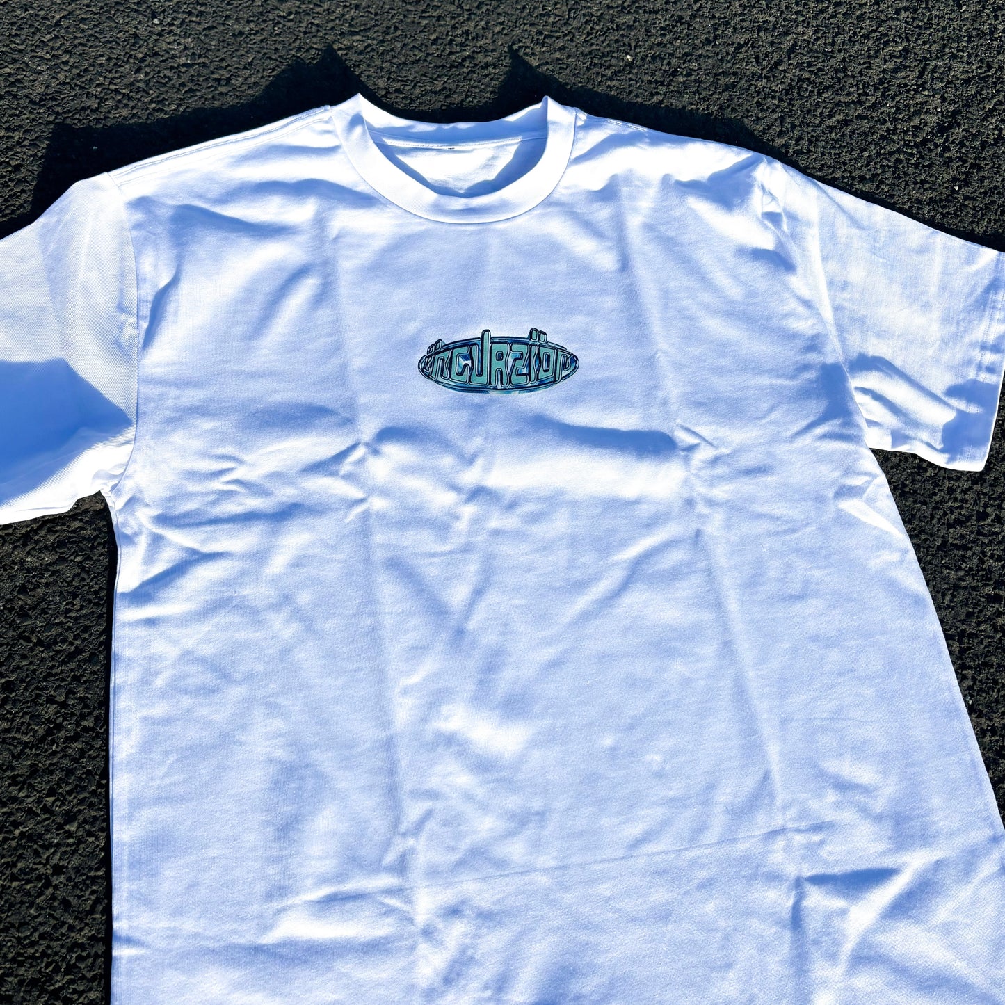 'World Takeover’ Heavyweight, White T Shirt.